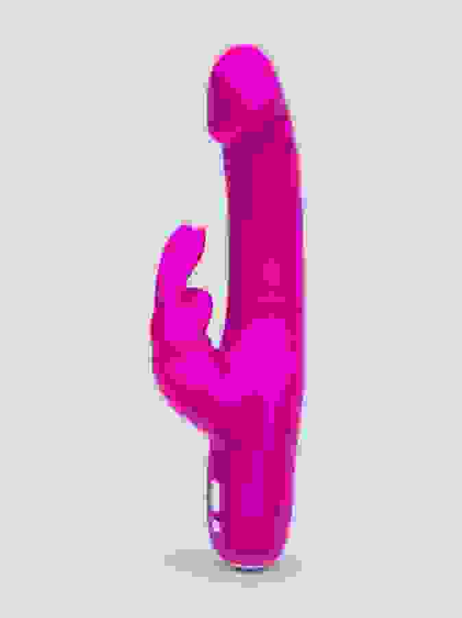 Happy Rabbit Slimline Realistic Rechargeable Rabbit Vibrator, Purple, hi-res
